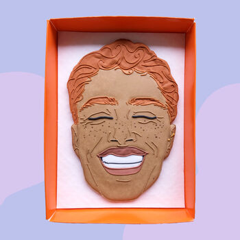 Bespoke Life Sized Portrait Iced Biscuit, 4 of 12