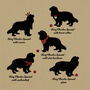 Personalised Print For One Or Two King Charles Spaniels, thumbnail 2 of 12
