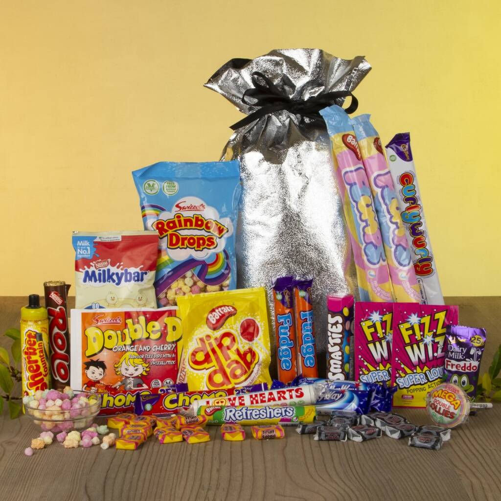 Tear And Share Retro Sweets Confectionery Gift, 1 of 4