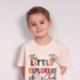 Little Explorers Club Kids T Shirt, thumbnail 1 of 5