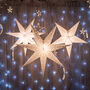 Set Of Three White Christmas Star Lanterns, thumbnail 1 of 7