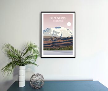 Ben Nevis UK 'S Highest Peak Landscape Art Print, 3 of 3