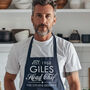 Personalised Head Chef Apron, Cooking Gift, thumbnail 1 of 12
