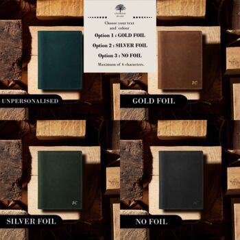 Personalised Leather Passport Holder / Travel Wallet, 7 of 8