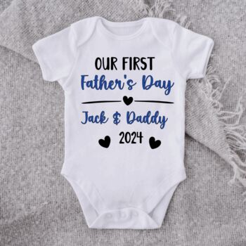 First Father's Day Vest | Personalised 1st Father's Day, 6 of 6