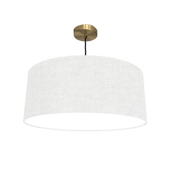 100% Linen Lampshade White Lining, 12 of 12