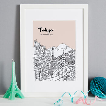 Personalised Tokyo Print, 2 of 12