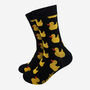 Men's Yellow Rubber Duck Bamboo Socks Black, thumbnail 1 of 4