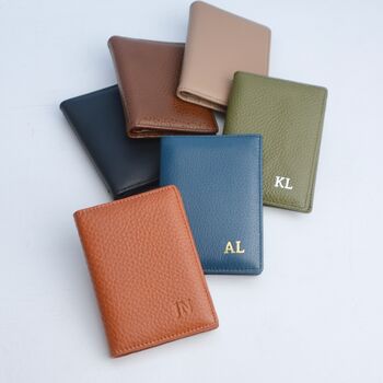 Personalised Leather Credit Card Holder, 4 of 6