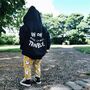 Uh Oh Here Comes Trouble Unisex Kids Zipped Hoodie, thumbnail 3 of 10