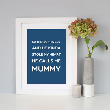 'Mummy' Gift Quote Print, 7 of 10