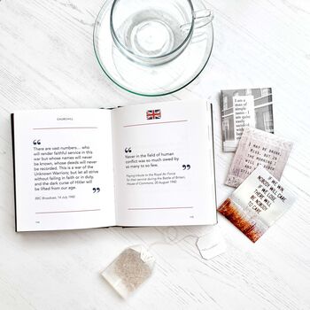 Churchill Tea And Book Gift Set | Winston Churchill Gift, 2 of 12
