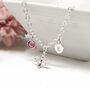 Personalised Bee Charm Bracelet Sterling Silver, thumbnail 1 of 3