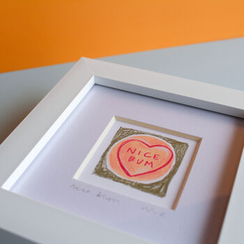 Nice Bum Mini Art Print, 3 of 8