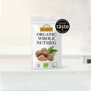 Organic Whole Nutmeg 100g For Cooking, 2 of 5