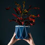 Origami Self Watering Eco Plant Pot: 15cm | Navy, thumbnail 3 of 6