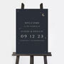 Celestial Night Sky Wedding Welcome Sign, thumbnail 2 of 3