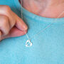 Sterling Silver Mum And Me Jigsaw Puzzle Heart Necklace, thumbnail 3 of 7