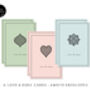 Love And Du'as Islamic Greeting Cards Multi Pack Of Six, thumbnail 2 of 2