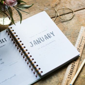 Personalised 2023 Silver Foil Weekly Diary, 6 of 11