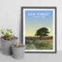 The New Forest National Park Art Print, thumbnail 4 of 4