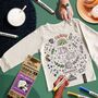 Personalised Zodiac Colour In Top With Fabric Pens, thumbnail 1 of 7