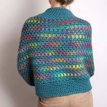 Ellie Shrug Easy Crochet Kit, 2 of 10