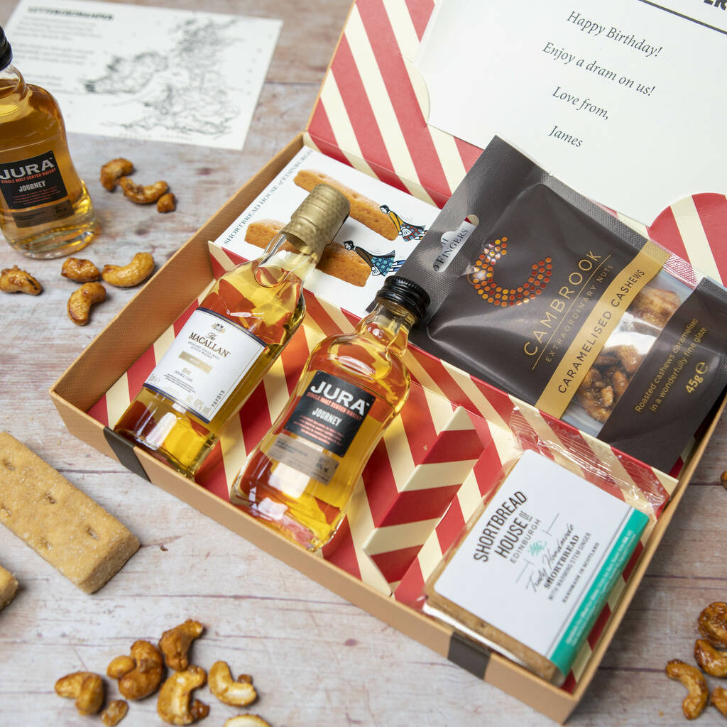 Personalised Whisky Lovers Letter Box Hamper, 1 of 12