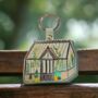 Greenhouse Leather Keyring, thumbnail 5 of 5