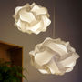 White Ceiling Pendant Smarty Lamps Tukia Lampshade, thumbnail 1 of 7