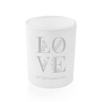 Personalised Love Candle Holder, 8 of 8