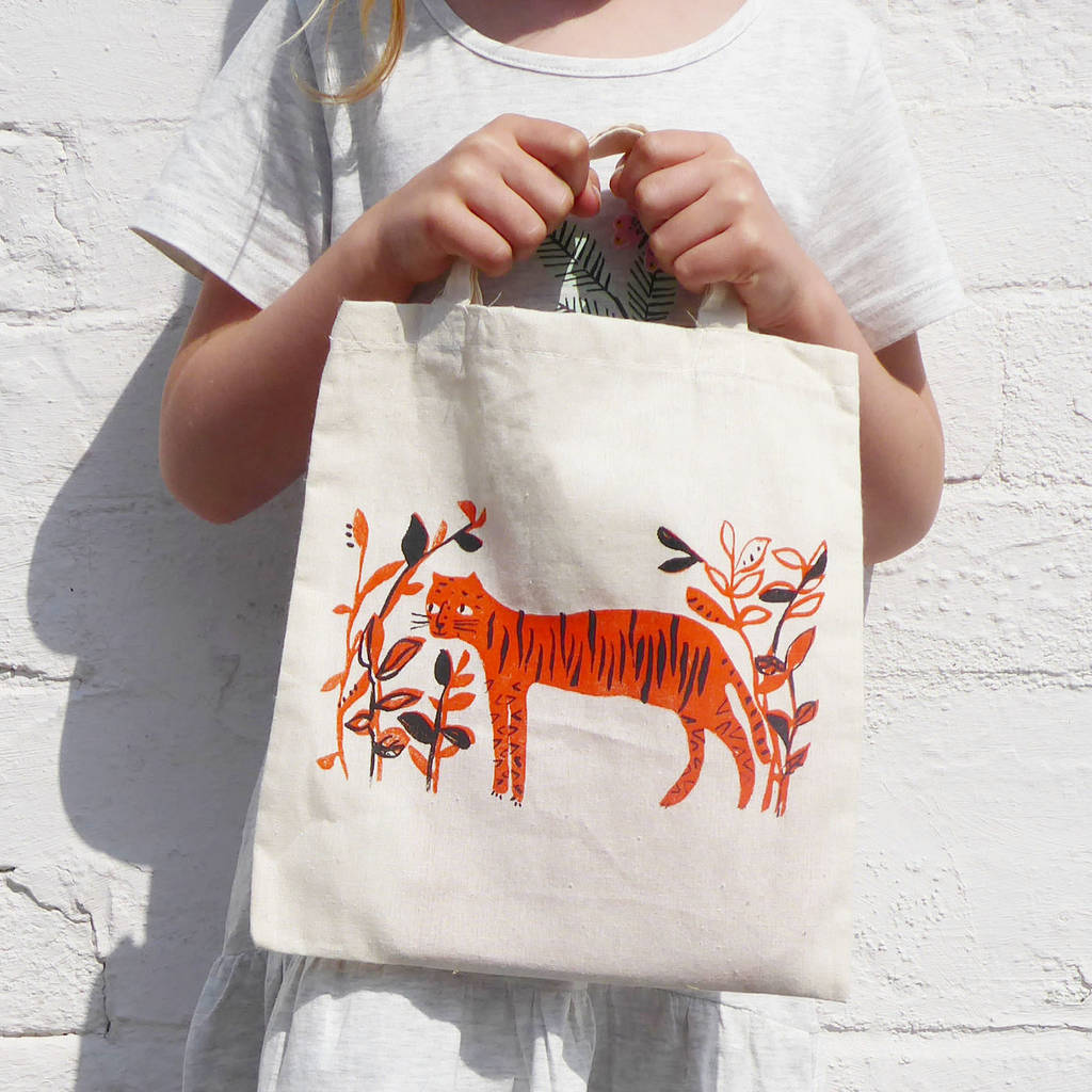 Children's Tiger Tote Bag, 1 of 3