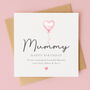 Personalised Balloon Birthday Card For Mum Or Mummy, thumbnail 3 of 6
