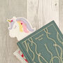 Personalised Unicorn Fabric Bookmark, thumbnail 4 of 12