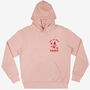 Hot As Hell Sauce Graphic Hoodie In Peach, thumbnail 2 of 2