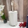 White Iron Cockerel Kitchen Roll Holder Stand, thumbnail 3 of 8