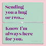 Sending Hugs Sentiment Heart Bracelet, thumbnail 1 of 6