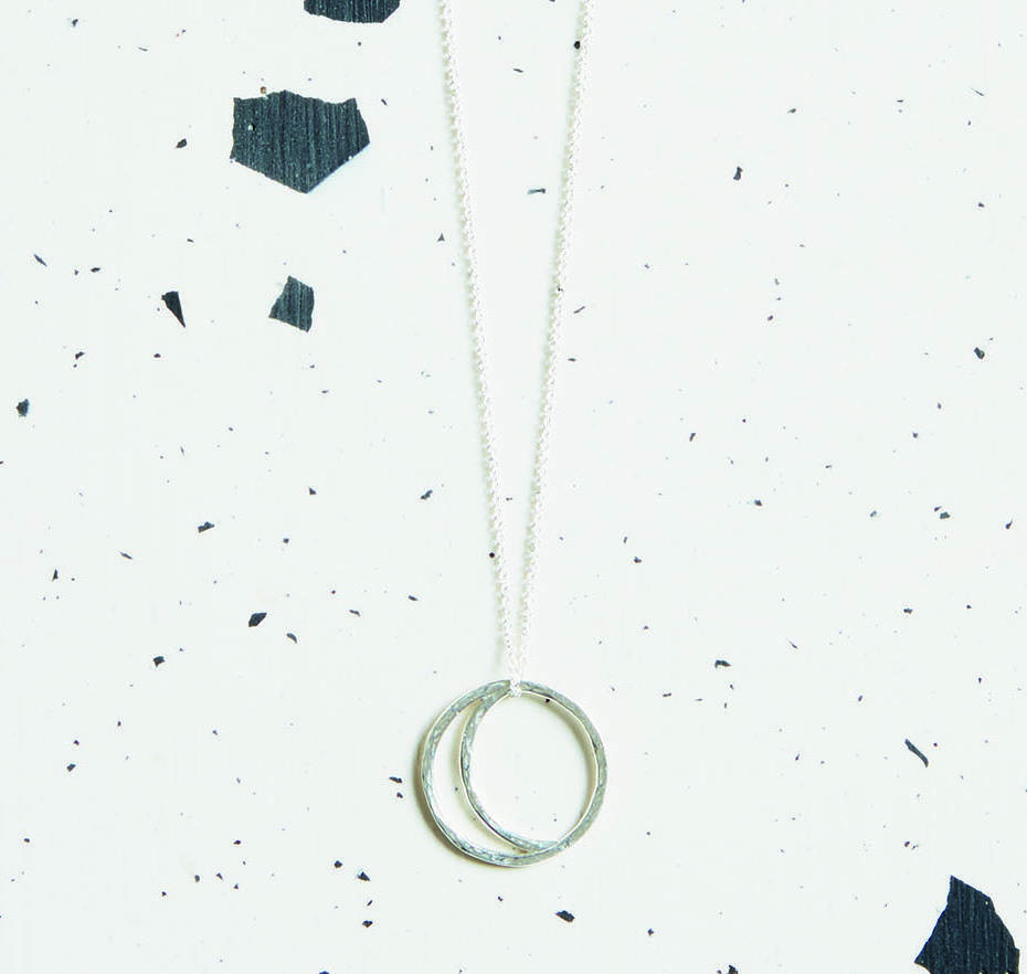 Crescent Lune Pendant Necklace, 1 of 7