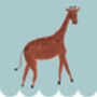 Personalised Children's Giraffe Print, thumbnail 3 of 4
