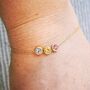 Family Birthstone And Zodiac Sign Slider Bracelet, thumbnail 2 of 12