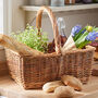 Traditional Wicker Shopping Basket, thumbnail 1 of 6