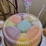 Tear And Share Candy Floss Birthday Cake Vegan, Allergen, thumbnail 6 of 9