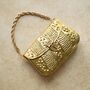 Isha Gold Brass Clutch, thumbnail 1 of 3