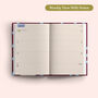 2027 Diary | A5 Hardcover Week To View | Sky Blue And Plum, thumbnail 6 of 7