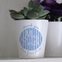 Personalised Thank You Teacher Plant Pot, thumbnail 1 of 2