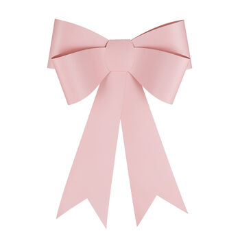 Light Pink Diy Large Bow Home Door Decor, 4 of 4