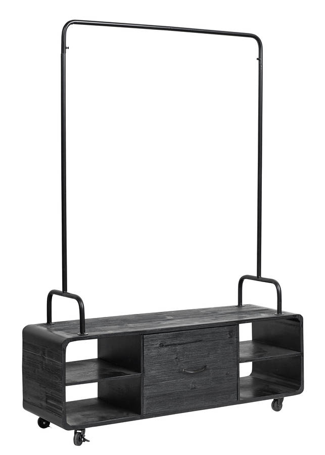 Portable Clothes Rail With Display By I Love Retro