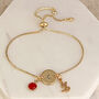 Gold Plated Capricorn Zodiac Bracelet, thumbnail 2 of 7