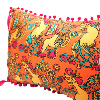The Country Chicken Orange Eco Friendly Cushion, 2 of 2