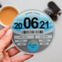 Personalised Tax Disc Coaster For Dad, thumbnail 1 of 5